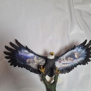 Bradford Exchange Eagle Wall Hanging Mystic Guardians by Robin Koni 2005